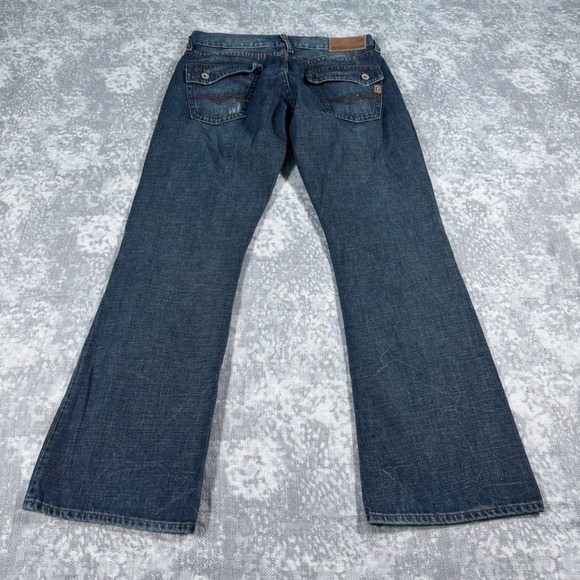 Guess Other - Vintage Y2K Guess Falcon Bootcut Jeans Mens 31 Blue Button Fly Denim 112030 30